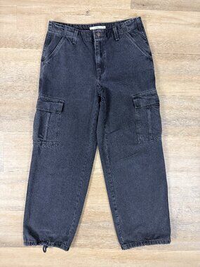 Levi's '94 Baggy Black Cargo Jeans | 28